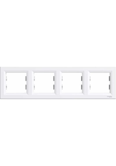Schneider Electric Eph5800421 Asfora Beyaz Dörtlü Yatay N11.1145