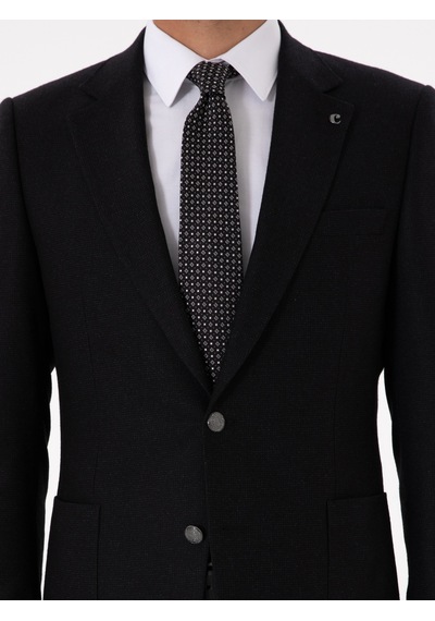 Cacharel Siyah Slim Fit Takım Elbise