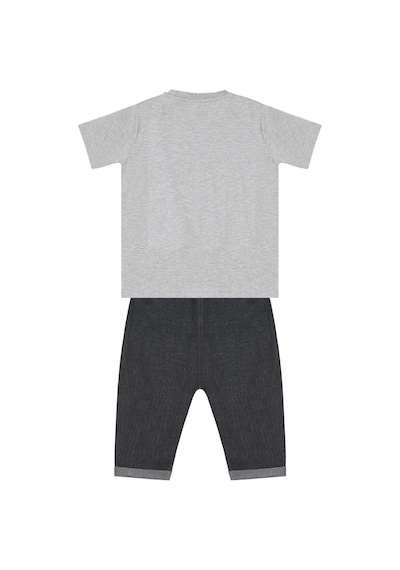 Denokids Mshb&g Cool Animals Erkek Çocuk T-shirt Kapri Şort Takım Çok Renkli