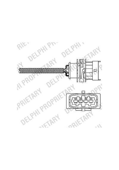 DELPHI ES20291-12B1 OKSİJEN SENSÖRÜ ASTRA G VECTRA C CORSA B C 1.