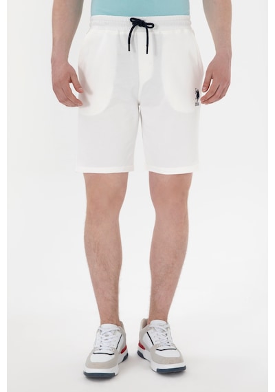U.s. Polo Assn. Erkek Ekru Şort Örme 50298062-vr019 Ecru Ekru