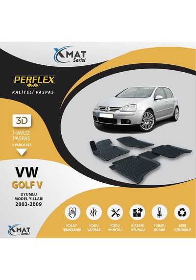Perflex Paspas 3D Havuzlu X-Mat Golf 5 2003-2009