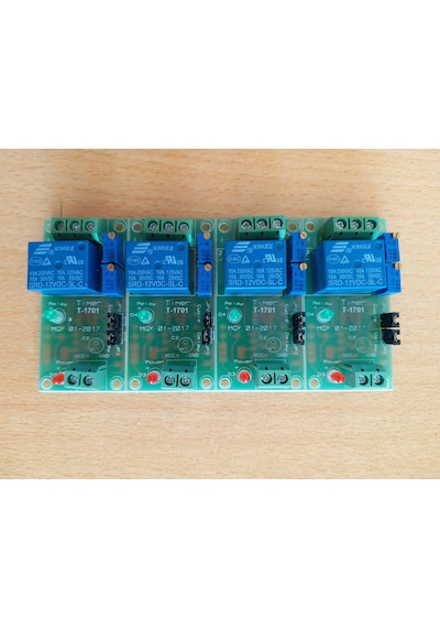 Basit Ayarlanabilir Zaman Saati Röle Modülü - Timer T1701 12V Dc (Standart)-1Sn - 10Sn (Standart)