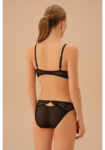 Suwen Luxury Slip Külot St4385601012 Siyah