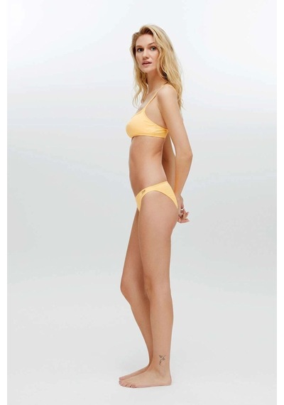 U.S. Polo Assn. Kadın Sarı Bikini Takım