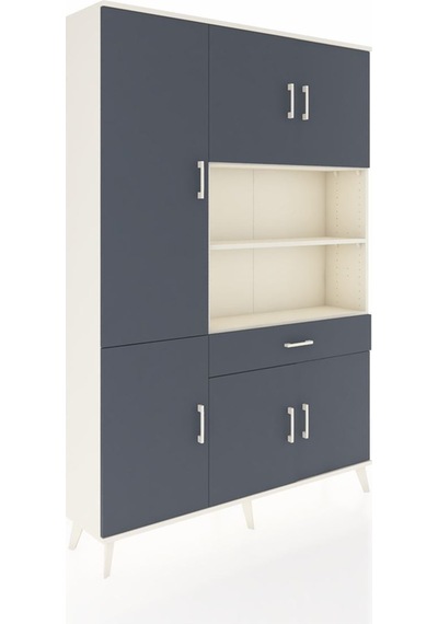 Arges Dolap 10 Raflı Tek Çekmeceli 6 Kapaklı 132x30x195 Aytaşı-antrasit/antrasit Antrasıt/antrasıt Arges Dolap 10 Raflı Tek Çekmeceli 6 Kapaklı 132x30x195 Aytaşı-antrasit/antrasit Antrasıt/antrasıt