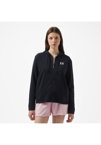 Under Armour Rival Terry Fz Kadın Siyah Ceket 6005509 Siyah