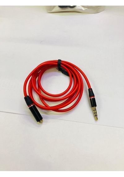 DESTE ELEKTRONİK 4 BOĞUM 3.5MM KULAKLIK UZATMA KABLOSU 1.2M