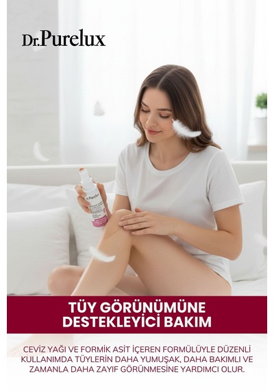 Epilasyon Sonrası Tüy Azaltıcı & Tüy Süt Sprey Rahatlatıcı Hassas Bakım 100 Ml