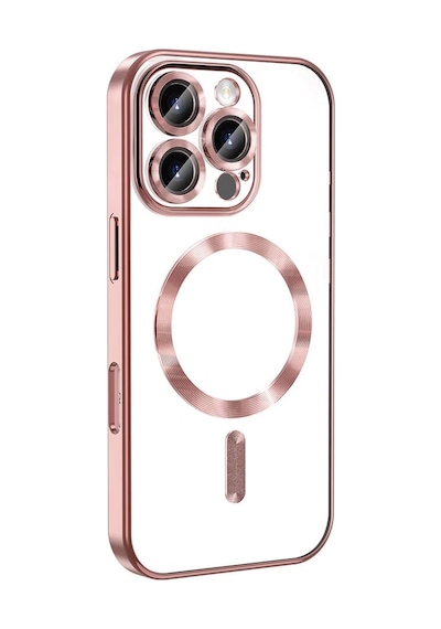 Apple Uyumlu iPhone 16 Pro Max Kılıf Kamera Korumalı M-safe Wireless Şarj Özellikli Zore Demre Kapak