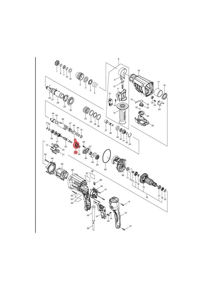 Makita HR2630 Aktarma Kolu Sarhoş Rulman Ürün Kodu 219014-0