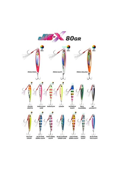 Fujin Jig-x 80gr Shore Jigging Jig Yem