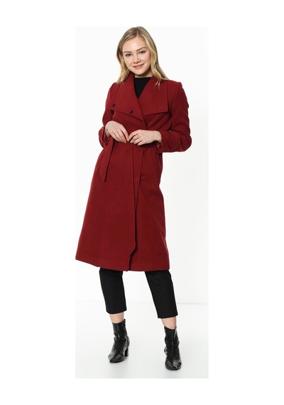 Z6645 Dewberry Bayan Palto-bordo