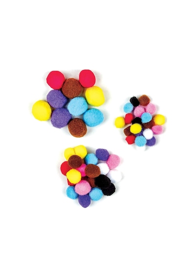 Colorbank Pon Pon 3 Çeşit 78 Adet Renkli