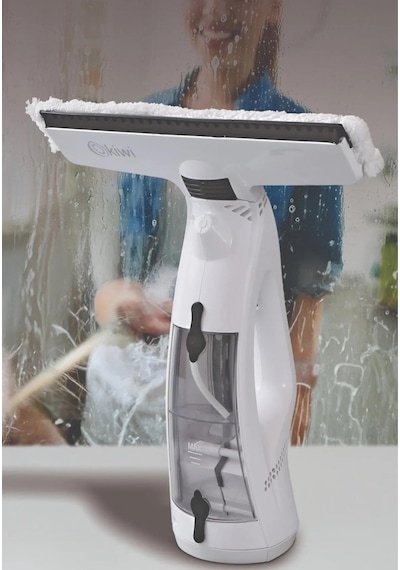 Kiwi Kwc-7106 Şarjlı Pencere Cam Temizleme Makinesi Pencere Temizleyici Beyaz