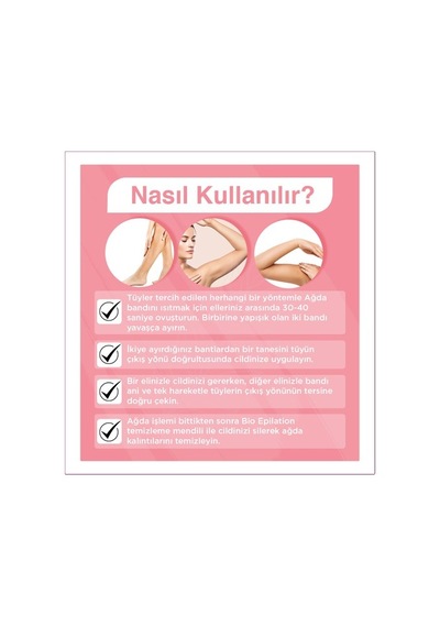 Bioder Bitkisel Sirli Bant Ağda Hassas Dahil Tüm Cilt Tipleri X