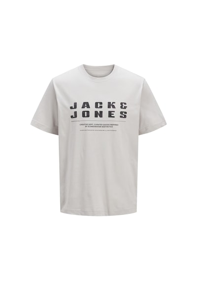 Jack & Jones Erkek Logo Baskili Tisört - Charge - 12274716 Lilac Marble