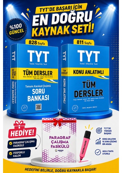 Editör Yayınları Tyt Tüm Dersler Konu Anlatımı Ve Soru Bankası