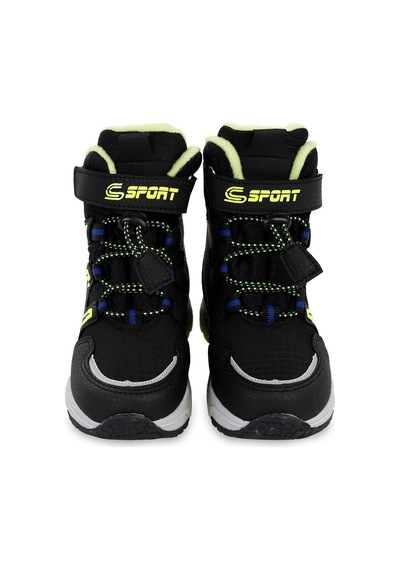 Civil Boots Erkek Çocuk Bot 31-36 Numara - Siyah 33 Siyah
