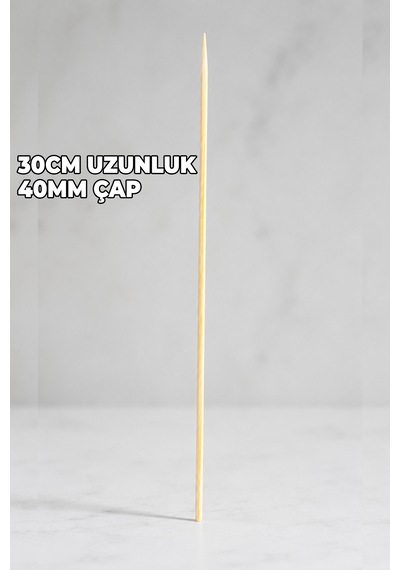 Kırılmaz Çöp Şiş Seti - Kebap Şişi Ve Çöp Şiş Seti - Kilitli Poşet - 75 Ve 40 Adet - Ekstra Sağlam