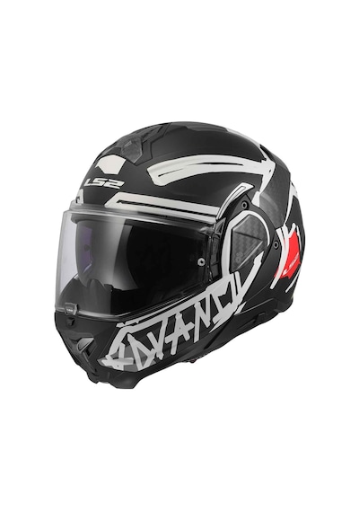 Ls2 Advant 2 Tape Mat Çene Açılır Kask Mat Siyah