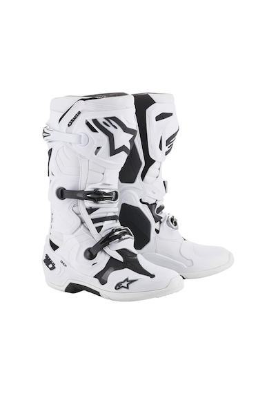 Alpinestars Tech 10 Kros Motosiklet Botu Beyaz