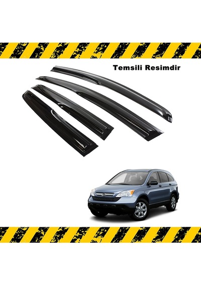 Honda Crv Mügen Cam Rüzgarlığı 2007-2012 Arası 4 Lü Takım N11.35013