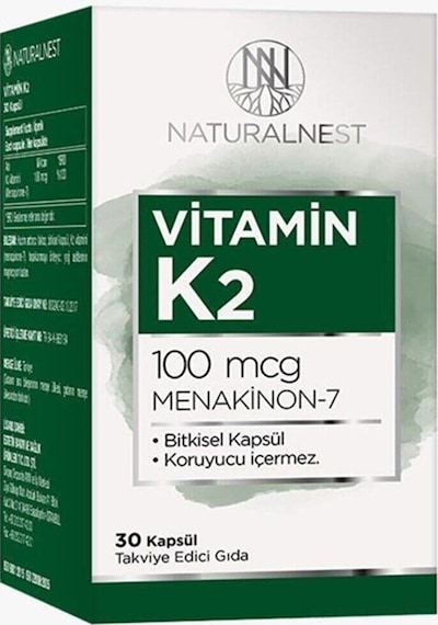 Natural Nest Naturalnest Vitamin K2 Menaquinone 7 Içeren Takviye