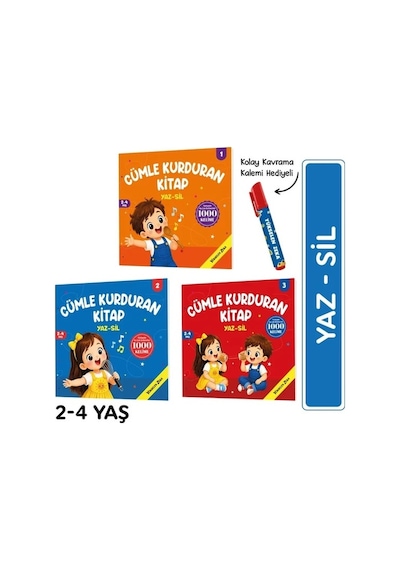 Cümle Kurduran Kitap Yaz - Sil Serisi