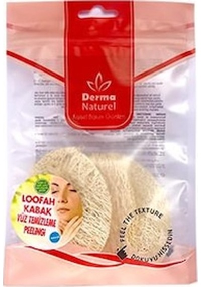 Derma Naturel MS06 Loofah Kabak Yüz Temizleme Peeling Kese Krem