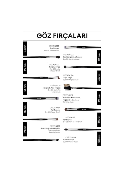 Açılı Far Karıştırma Fırçası Cre'ars Eye Contour Brush 118
