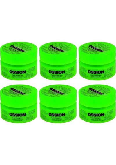 Ossion Saç Şekillendirici Mat Wax 100 Ml 6 Adet