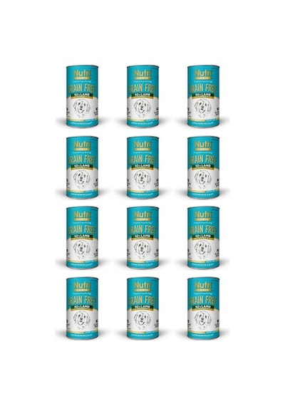 Nutri Canin Tahılsız %92 Kuzu Etli Konserve Yavru Köpek Maması 12 x 400 G