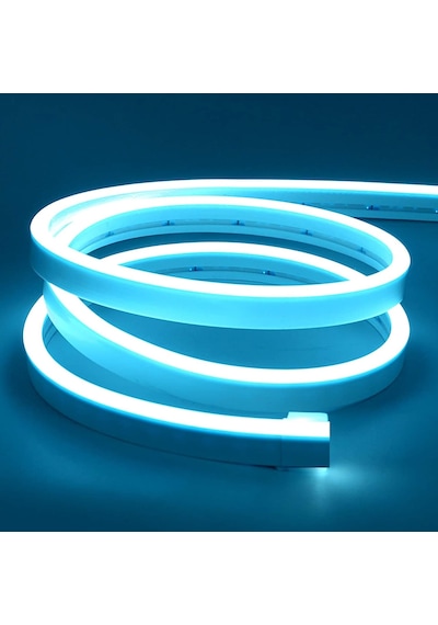 Neon Led 12 Volt Buz Mavi Işık Dış Mekan 5 Metre 5 Metre