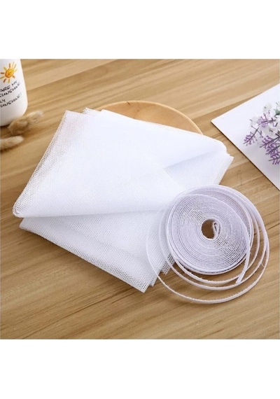 Pratik Yapışkanlı Pencere Sineklik Tülü 75x125 Cm Yıkanabilir - 867026219