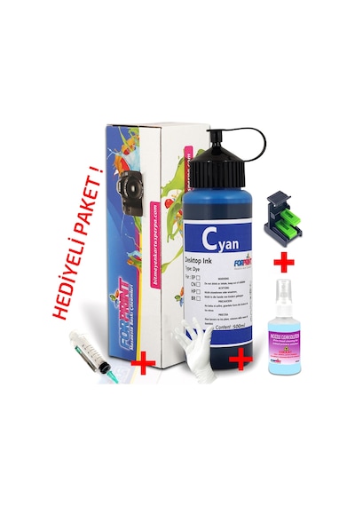 HP Uyumlu Vivera Mürekkep Dolum Seti 500 ML Seçenekli (Forprınt )