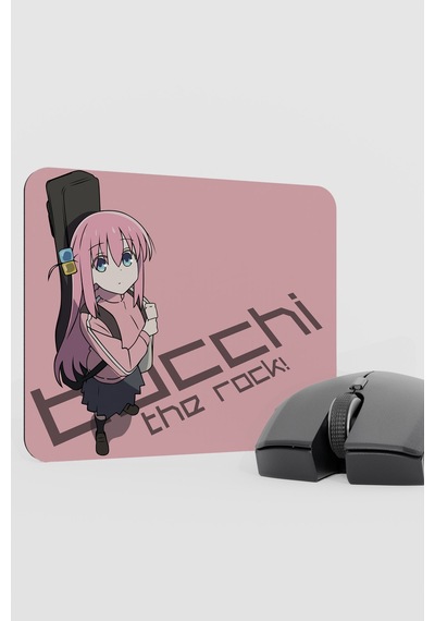 Bochi The Rock Anime V1 - 22x18 Gaming Kauçuk Kaymaz Taban Mouse Pad Fare Altlığı