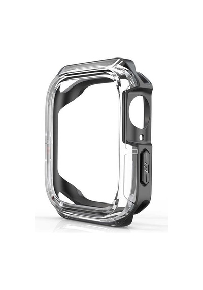 Ekılıf - Apple Uyumlu  Watch 7 41mm - Kasa Ve Ekran Koruyucu Sert Pc + Silikon Koruyucu Watch  Gard 08 - Mavi