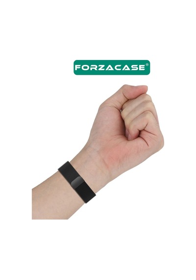 Forzacase Xiaomi Redmi Watch 3 Active İle Uyumlu Metal Mıknatıslı Kordon Kayış - Fc850 Gümüş
