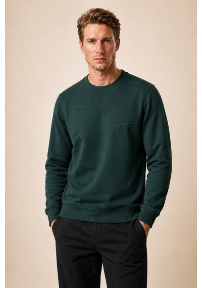 Redline Lines Regular Fit Kışlık Sweatshirt Nefti