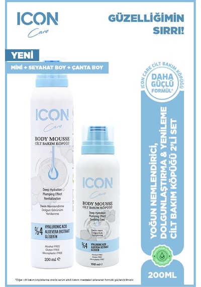 Hyaluronıc Acıd Cilt Bakım Köpüğü 200 Ml+100 Ml