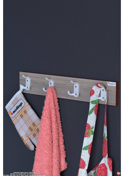 Arı 12 Kancalı Mutfak Askısı 3'lü Set 51,4x9,6 Cm - Şık Tasarım, Çok Amaçlı Düzenleyici Ve Yer Tasarrufu Çok Renkli Arı 12 Kancalı Mutfak Askısı 3'lü Set 51,4x9,6 Cm - Şık Tasarım, Çok Amaçlı Düzenleyici Ve Yer Tasarrufu Çok Renkli