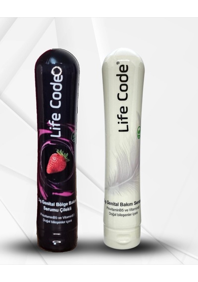 Life Code Genital Serum Kayganlaştırıcı Jel Sade 125 Ml + Orman Meyvesi Aromalı Jel 125 ML