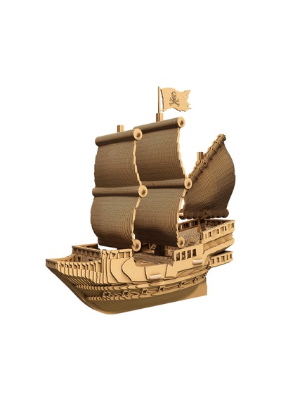 Cartonic 3d Puzzle - Pırate Shıp