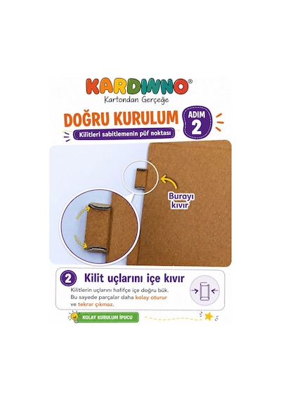 Kardinno Dino Coco Eğitici Oyuncak Karton Giyilebilir Çocuk Kostümü Etkinlik Parti Kostümü Mavi