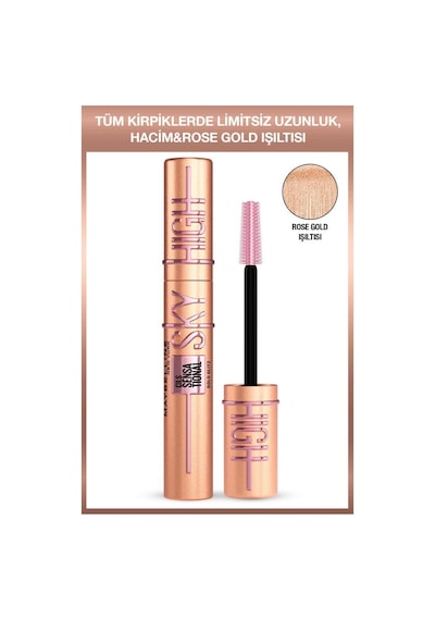 Maybelline New York Sky High Rosegold Glitz Maskara 30197299-11027 0