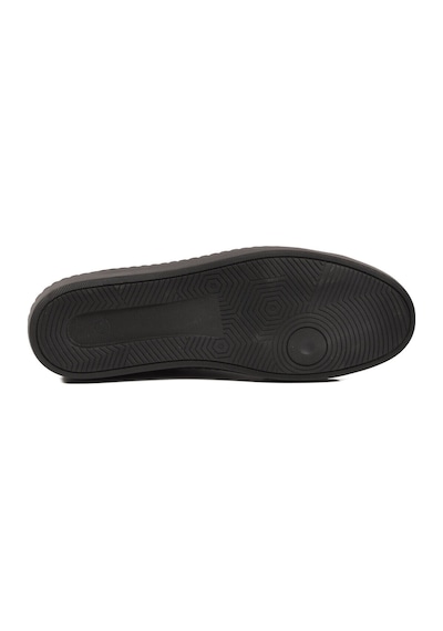 Ayakmod Siyah Floter Büyük Numara Hakiki Deri Erkek Casual Ayakkabı Sneaker 751m21 M