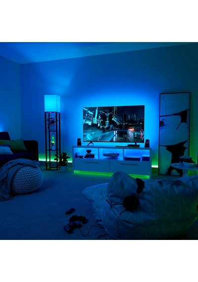 Telefon Kontrollü Tv Arkası Rgb Şerit Led 2 Metre