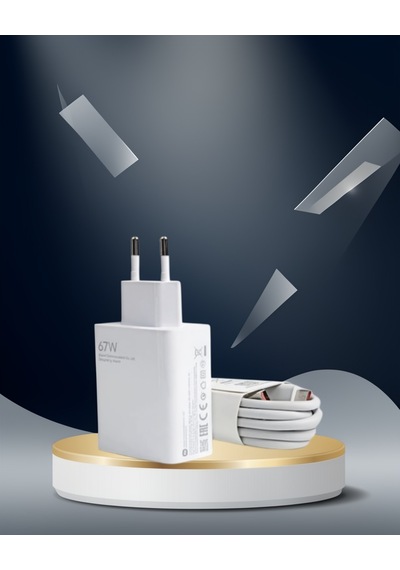 67 Watt Hızlı Şarj Adaptörü Type-c Kablolu