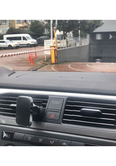 Araç Tutacağı Manyetik Evrensel Tüm Cihazlarla Uyumlu Araç Tutucu Klima Izgarası Siyah